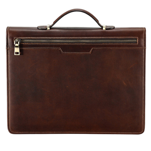 Maletín Vintage de Cuero Crazy Horse para Laptop 13.3 Pulgadas - Image 6