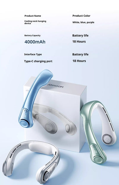Ventilador Portátil Recargable USB para Cuello - Diseño Ergonómico Manos Libres - Image 18