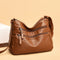 Bolso Bandolera de Cuero Genuino Lavado - Diseño Minimalista Versátil