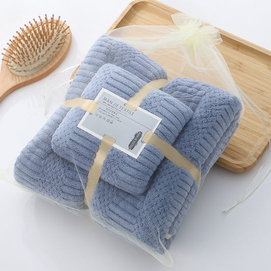 Toalla de Microfibra Coral Absorbente de Alta Densidad