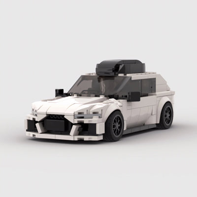 Auto Deportivo de Carreras Modelo Armable con Bloques de Construcción
