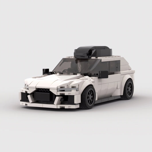 Auto Deportivo de Carreras Modelo Armable con Bloques de Construcción