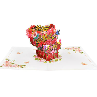 Tarjeta de Felicitación 3D Día de la Madre con Bendiciones - Image 3