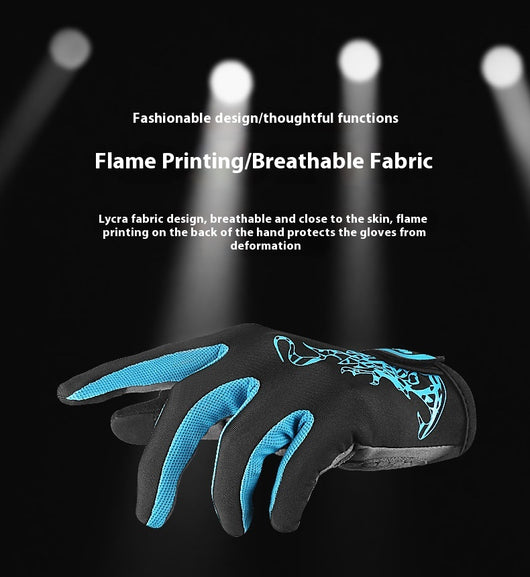 Guantes de Ciclismo de Montaña con Dedos Largos, Transpirables y Absorbentes de Impacto - Image 14