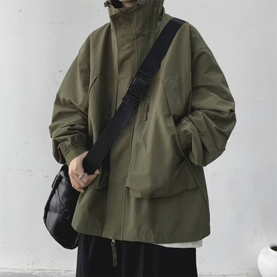 Conjunto de Trabajo Shell Jacket con Gorro y Overol para Hombre - Image 7