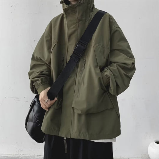 Conjunto de Trabajo Shell Jacket con Gorro y Overol para Hombre - Image 7
