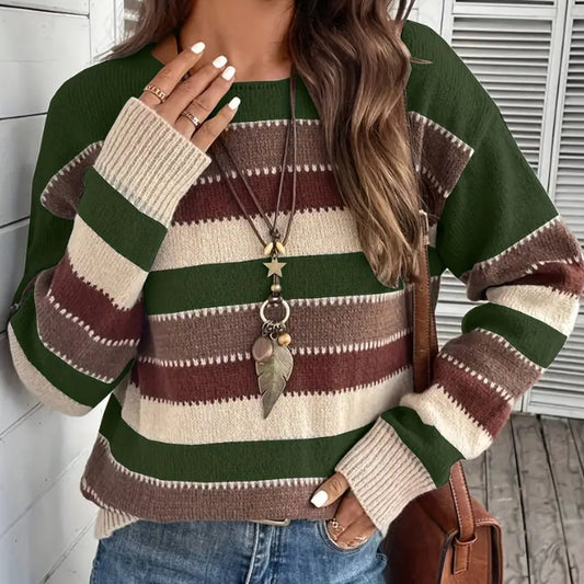 Suéter Retro Casual Suave para Mujer