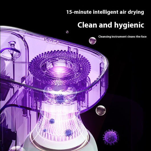 Limpiador Facial Eléctrico con Silicona - Instrumento de Belleza Ultrasónico - Image 3