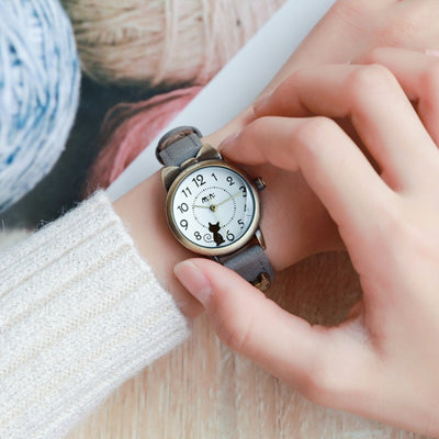 Reloj Retro Coreano Impermeable para Niña Secundaria