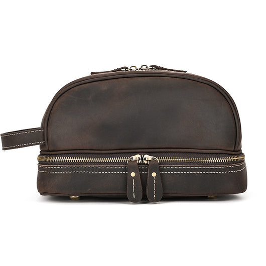 Bolso de Cuero Crazy Horse Gran Capacidad - Cartera de Mano Premium - Image 19