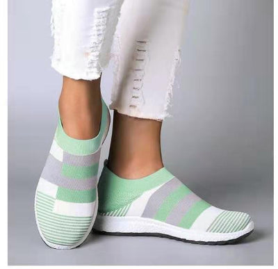 Zapatillas Deportivas Mujer Tejidas - Cómodas y Elegantes con Suela Vulcanizada - Image 6