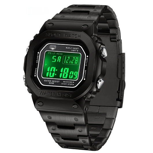 Reloj Deportivo Cuadrado Multifuncional con Luz Táctil y Resistencia al Agua - Image 2