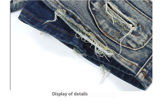 Pantalones Cortos Denim Lavado Efecto Adelgazante - Image 10