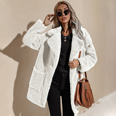Abrigo de Mujer en Pelaje Sintético Suave - Estilo Casual Elegante - Image 9