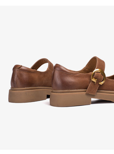 Zapatos Mary Jane de Cuero Vintage para Mujer con Hebilla - Image 20