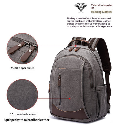 Mochila Minimalista para Hombre con Gran Capacidad - Image 20