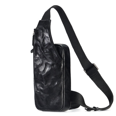 Bolsa Mensajero de Cuero Curtido al Vegetal para Hombre - Estilo Urbano - Image 3