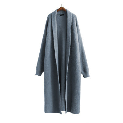 Cardigan Abrigo de Piel de Visón Polar