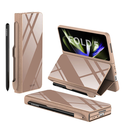Funda de Cristal Protectora para Galaxy Z Fold5 - Diseño Flip Creativo - Image 48