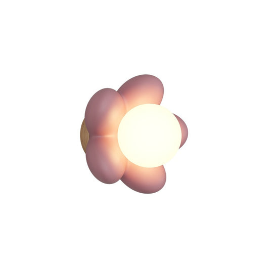 Lámpara de Pared Infantil Flor - Luz Moderna Estilo Crema para Dormitorio - Image 5