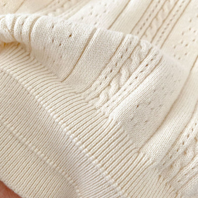 Blusa Tejida para Bebé Niña con Cuello Hueco y Detalle Stringy - Image 15