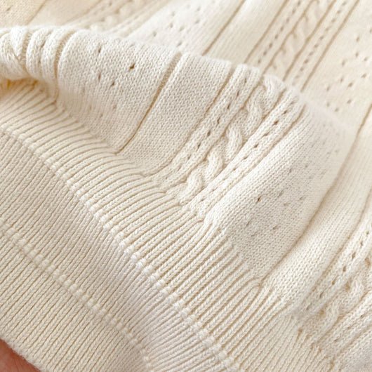 Blusa Tejida para Bebé Niña con Cuello Hueco y Detalle Stringy - Image 15
