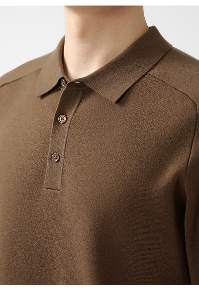 Suéter de Punto Casual en Lana de Cordero - Diseño Liso y Moderno - Image 30