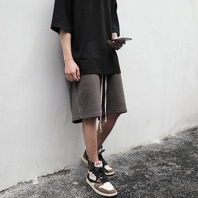 Shorts Deportivos de Tela Terry con Cintura Ancha - Image 6