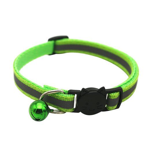 Collar Reflectante para Gatos con Campana y Diseño Colorido - Image 9