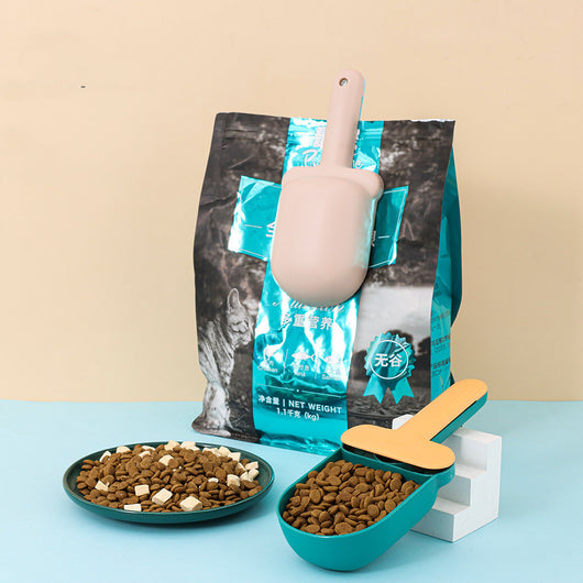 Comedero para Mascotas con Cuchara Integrada - Bolsa Práctica para Perros y Gatos - Image 9