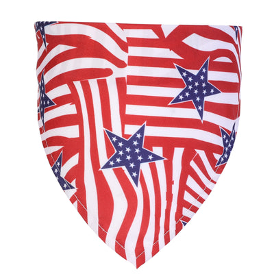 Babero Bandera Americana para Mascotas - Impresión de Capa Única - Image 4