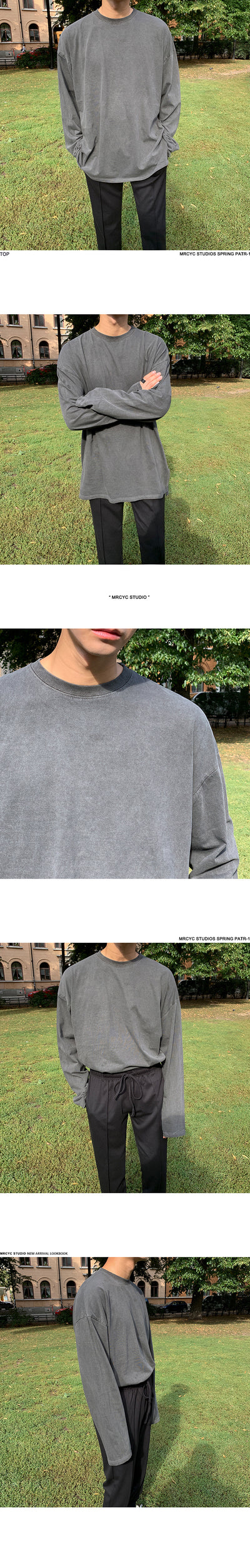 Camisa Suelta de Color Liso Estilo Street Wear Moderno - Image 9
