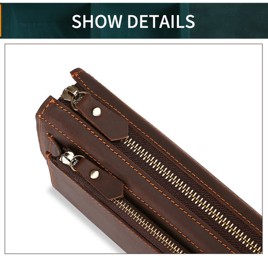 Billetera Móvil de Cuero Premium Capacidad Grande - Image 11