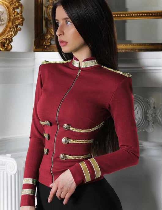Blazer Slim Estilo Marinero Elegante British - Image 11