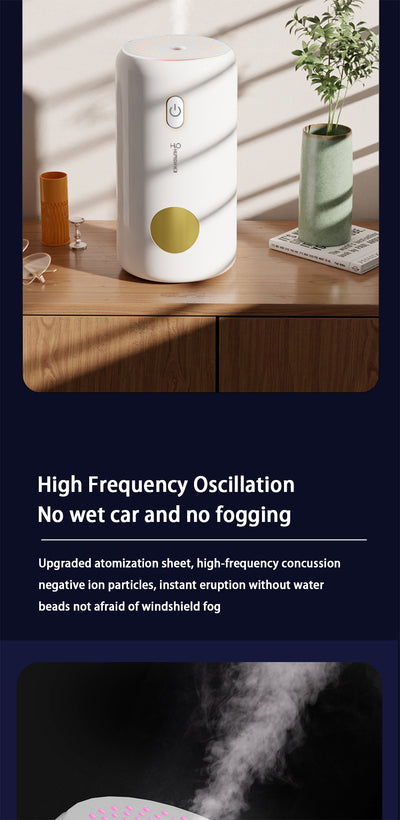 Humidificador Inalámbrico para Auto con Purificador de Aire y Aromaterapia - Image 10