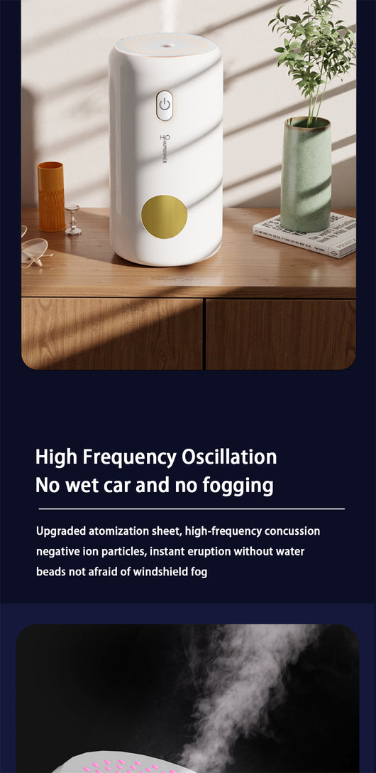 Humidificador Inalámbrico para Auto con Purificador de Aire y Aromaterapia - Image 10