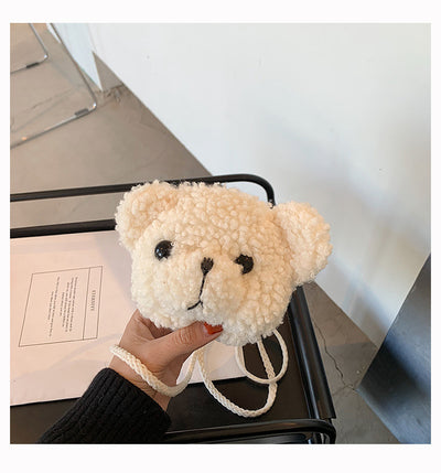 Bolsa Bandolera Infantil Cabeza de Oso de Peluche - Image 15
