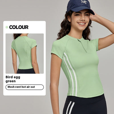 Top de Yoga Manga Corta Premium - Ajuste Slim Verano - Image 10