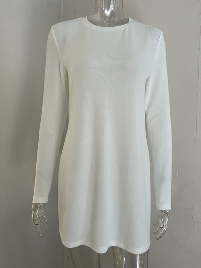Camiseta Larga de Otoño e Invierno con Aberturas Laterales - Image 10