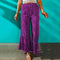 Pantalones Casuales Fruncidos con Cordón Ajustable para Mujer