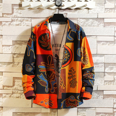 Camisa de Manga Larga con Colores Tendencia para Jóvenes - Image 4