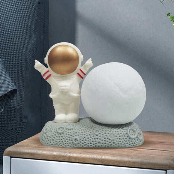 Lámpara de Escritorio Astronauta Moderno - Luz Nocturna Decorativa para Habitación