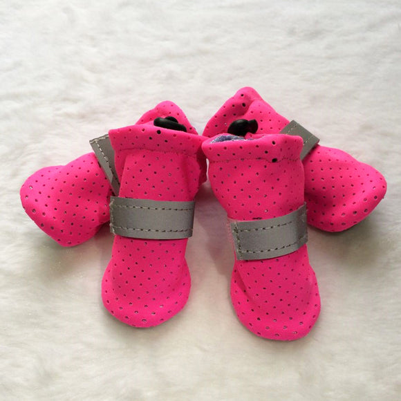 Zapatos Protectores Transpirables para Mascotas - Suela Antideslizante y Resistente