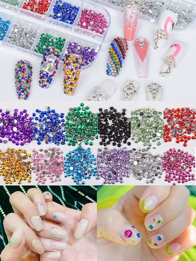Set de Stickers Diamante AB Iridiscente Transparente - Image 15