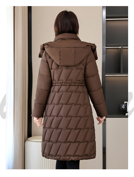 Abrigo Acolchado Slim Fit Talla Grande para Mujer - Invierno - Image 17