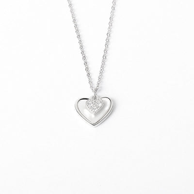 Collar de Plata Esterlina S925 Concha del Amor para Mujer - Image 3