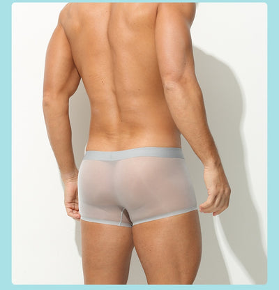 Bóxer Transparente Sin Costuras de Seda Helada para Hombre - Image 18