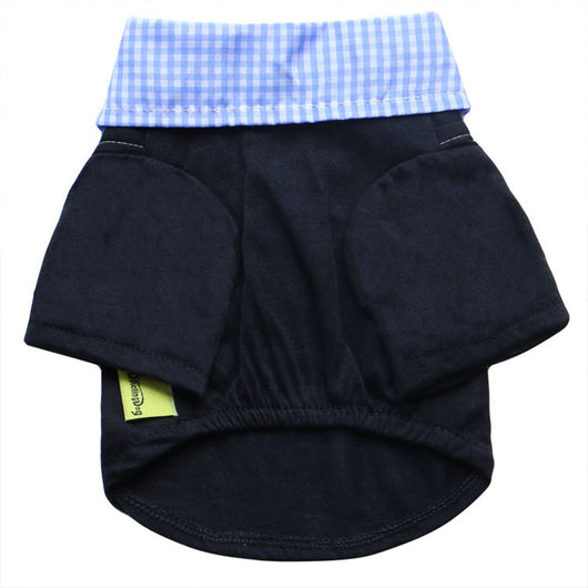 Traje de Gala con Cuello Puntiagudo a Cuadros para Perros - Image 9