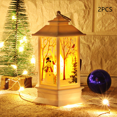Decoración Navideña LED - Papá Noel y Muñeco de Nieve Iluminado - Image 45