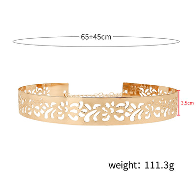 Cinturón Metálico con Lentejuelas y Espejo - Accesorio de Moda Exagerado - Image 11
